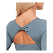 Gymshark Twist Back Long Sleeve Top Iron Blue