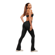 Gymshark Lifting Dipped Waistband Flared Leggings Black