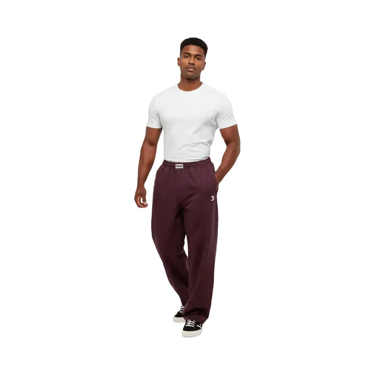 Gymshark Straight Leg Pumper Pants Oversized Fit Cherry Purple