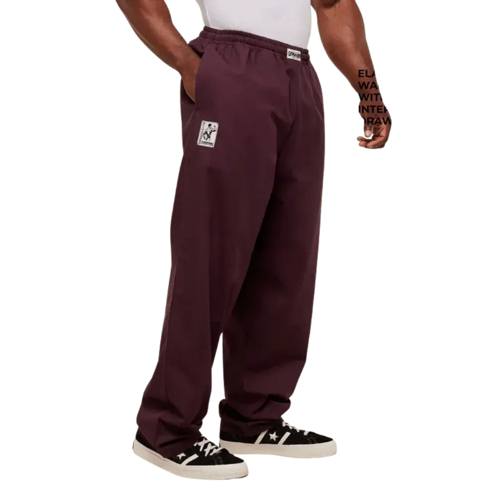 Gymshark Straight Leg Pumper Pants Oversized Fit Cherry Purple