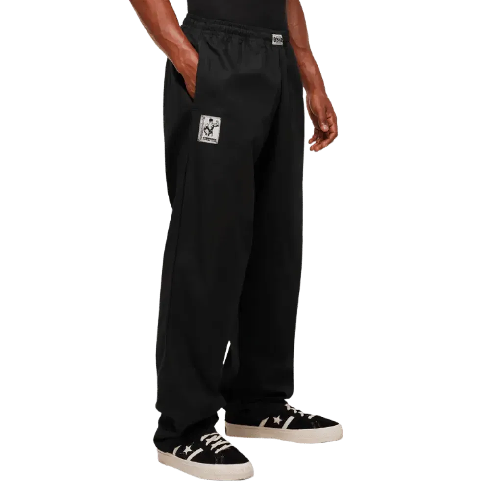 Gymshark Straight Leg Pumper Pants Oversized Fit Black