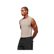 Gymshark Apex Seamless Tank Slim Fit Mushroom Grey/Pitch Grey