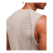 Gymshark Apex Seamless Tank Slim Fit Mushroom Grey/Pitch Grey