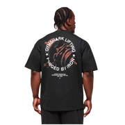 Gymshark Forged By Iron T-Shirt Extreme Oversized Fit Black