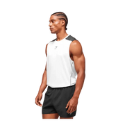 Gymshark Arrival Block Tank Regular Fit White