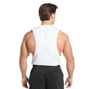 Gymshark Prime Drop Arm Tank White