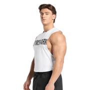Gymshark Prime Drop Arm Tank White
