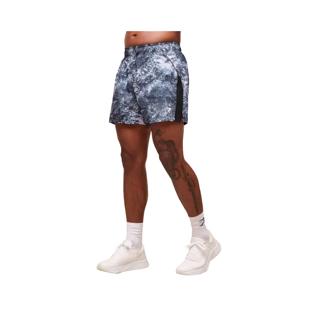 Gymshark Sport 5" Shorts Smoke Blue Black
