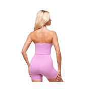 Gymshark Vital Halter Neck Tank With Shelf Crop Top Sour Pink Marl