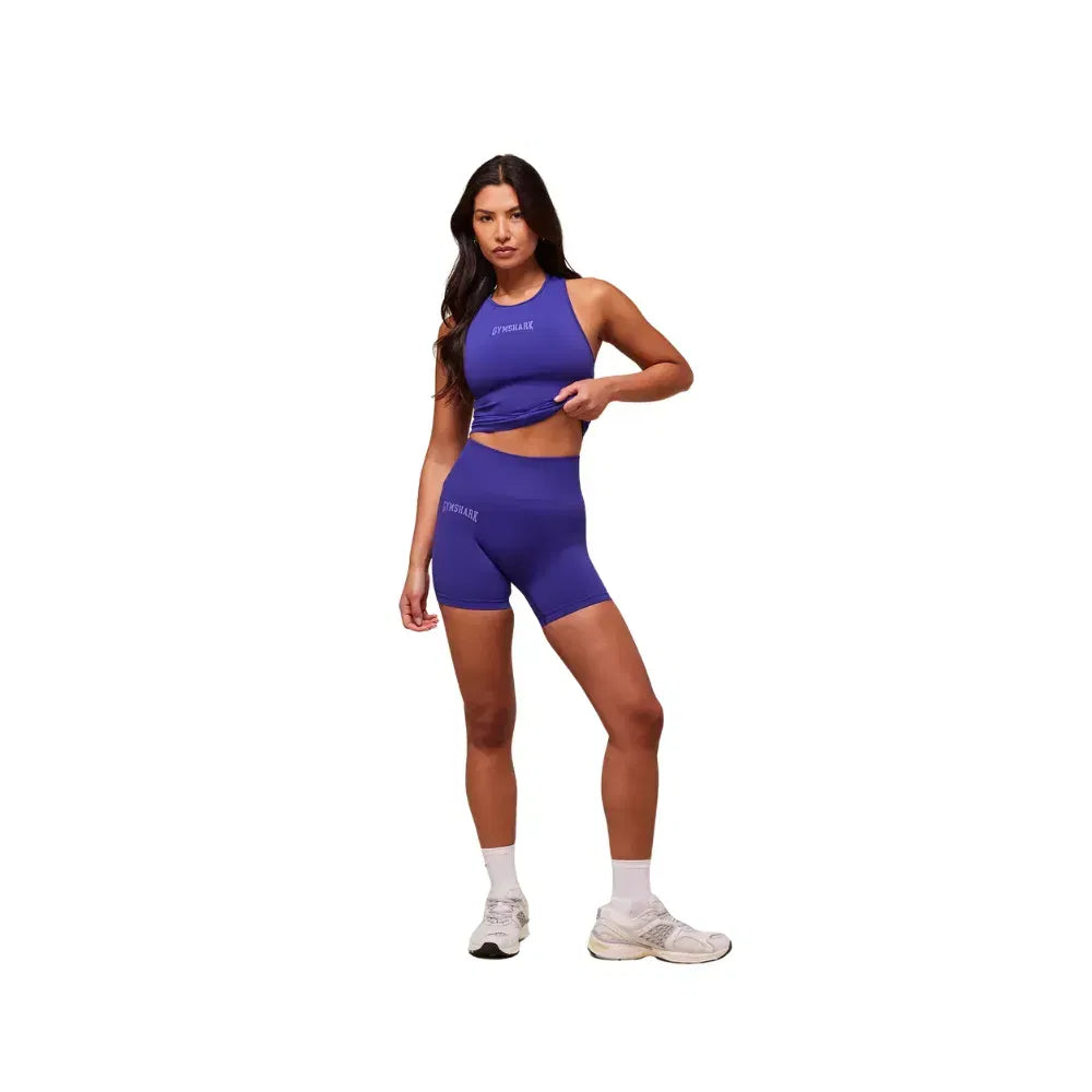 Gymshark Everyday Seamless Graphic Tank Cobalt Purple