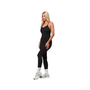 Gymshark Strappy All in One Full length Bodysuit Black/White