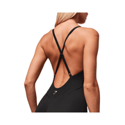 Gymshark Strappy All in One Full length Bodysuit Black/White