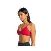Gymshark Twist Front Bralette - Light Support Carmine Red