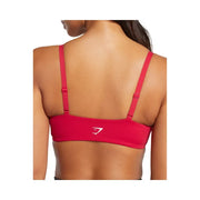 Gymshark Twist Front Bralette - Light Support Carmine Red