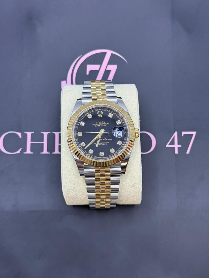 Rolex | Datejust | 1263333 | Gold/Steel | 41 mm | Gold/Steel | Black | Automatic