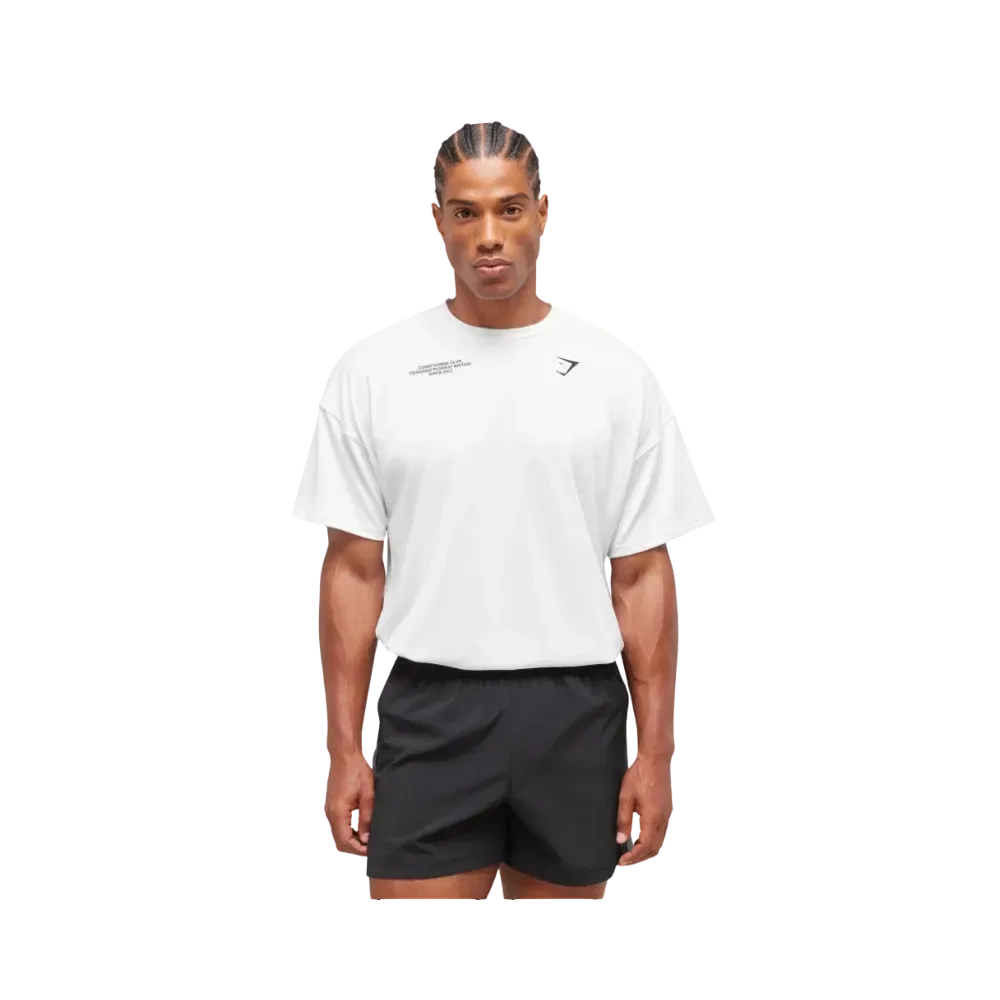 Gymshark Conditioning Club Oversized T-Shirt White