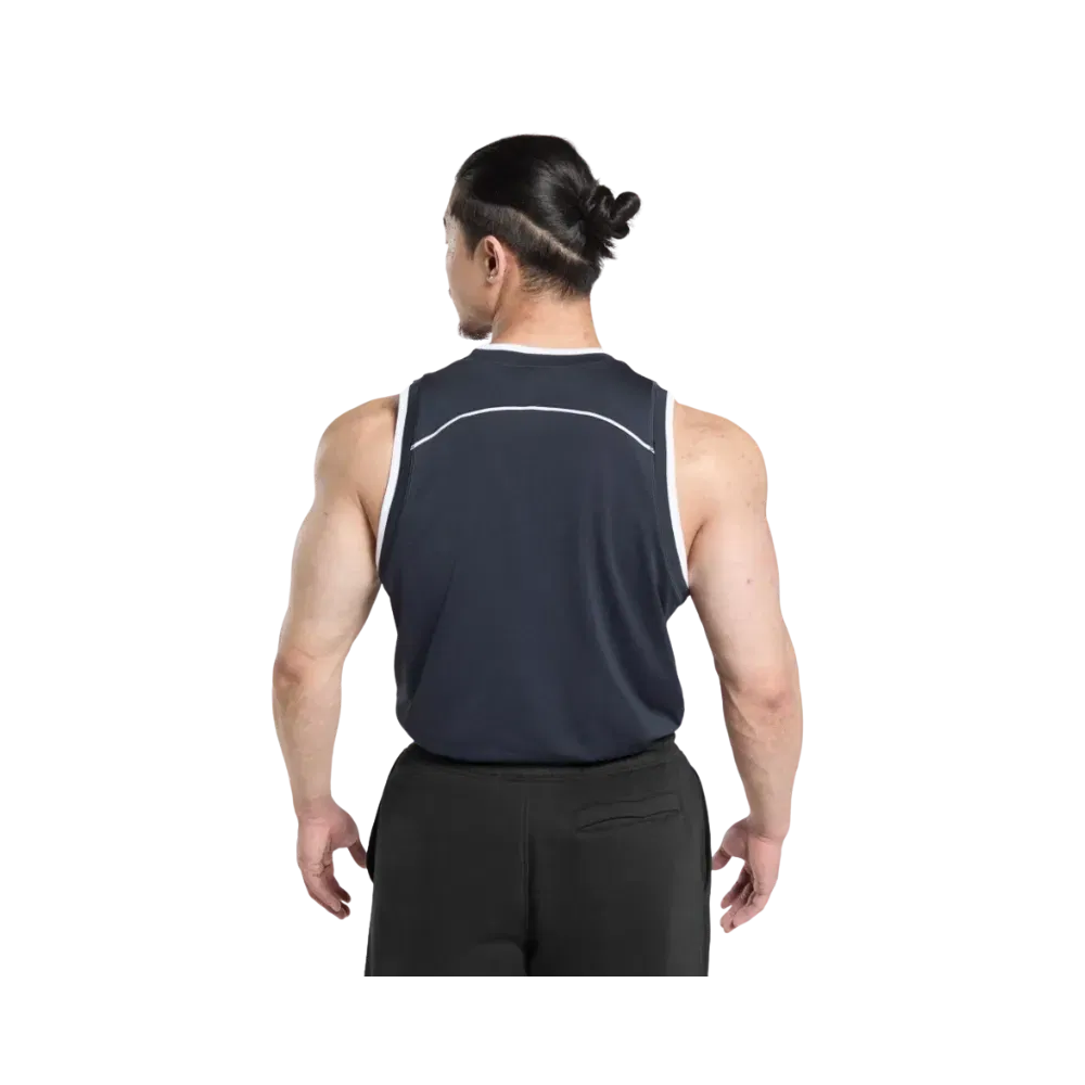 Gymshark Mesh Tank Regular Fit Heavy Blue