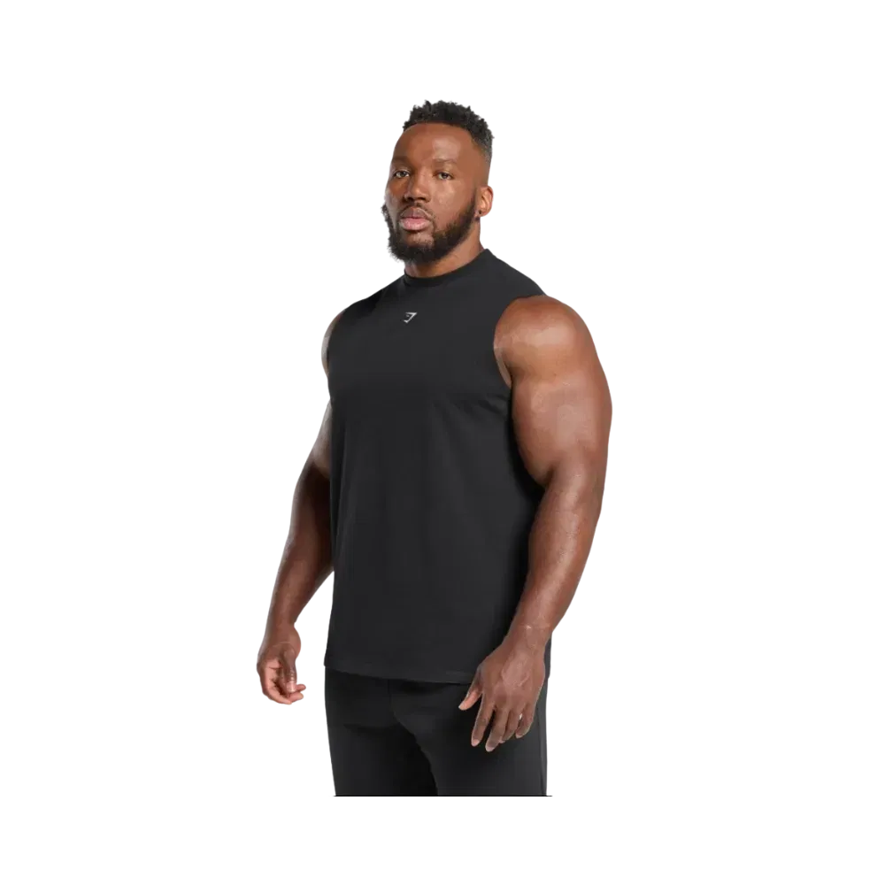 Gymshark Heavy Duty Tank Oversized Fit Black