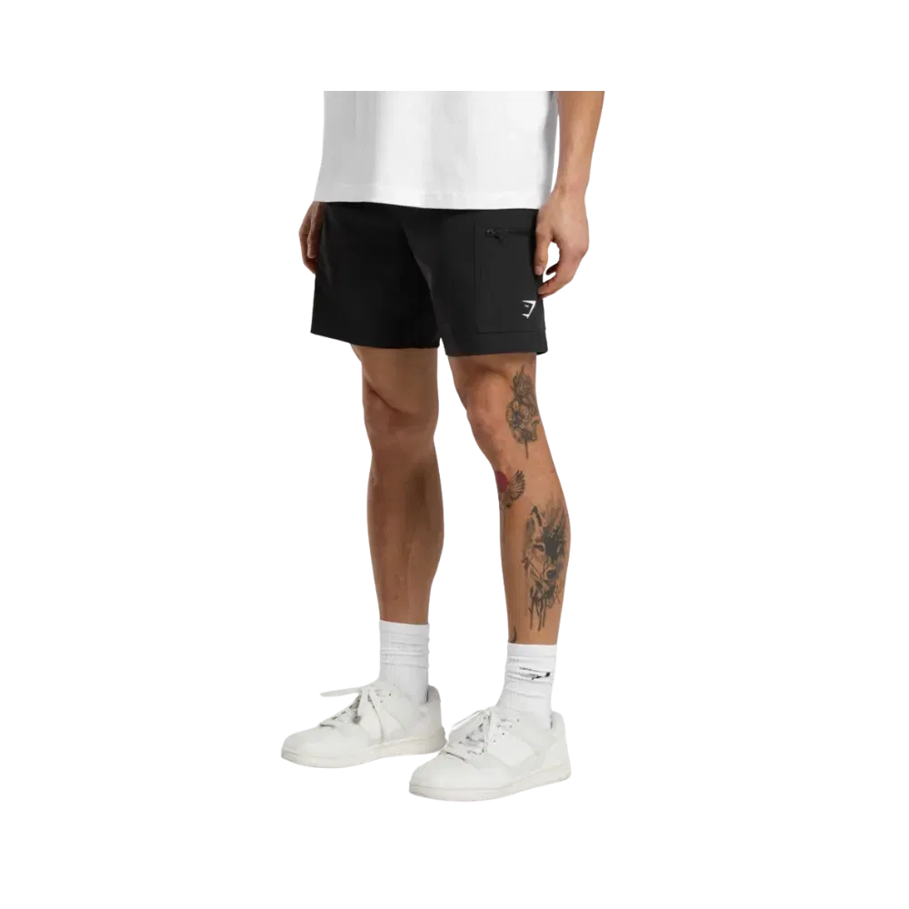 Gymshark Rest Day 6" Cargo Shorts Slim Fit Black