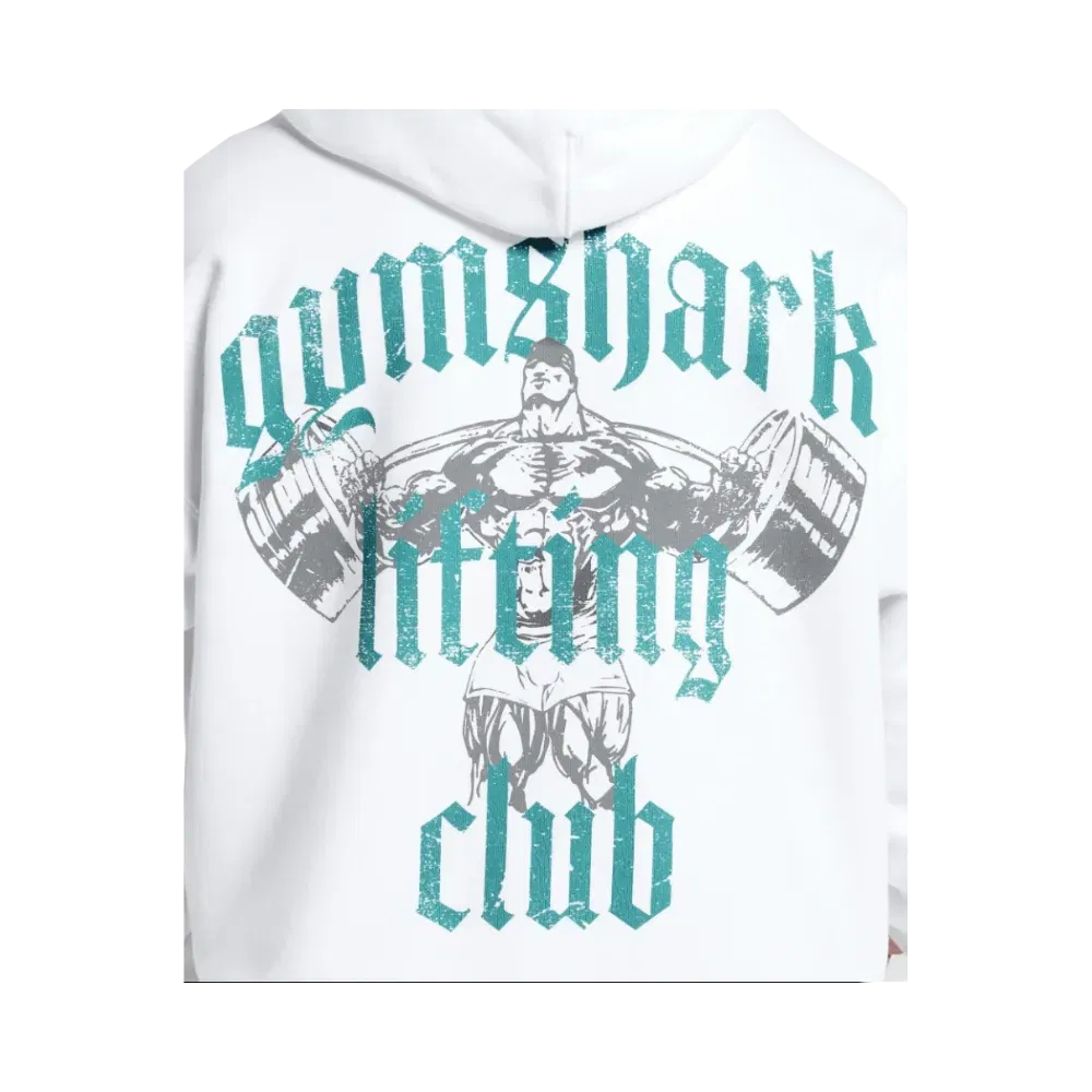 Gymshark Lifting Club Hoodie Oversized Fit White