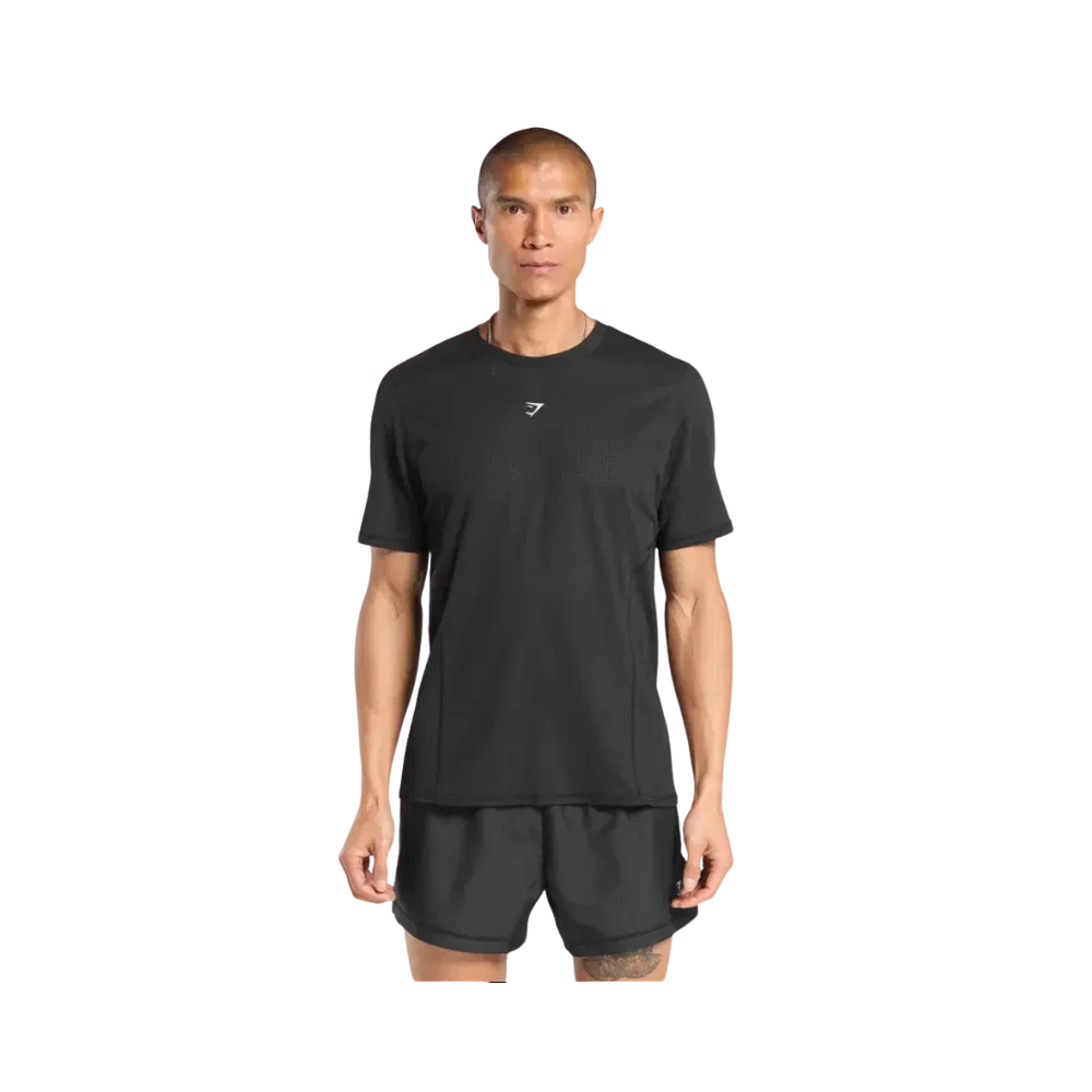 Gymshark Running T-Shirt Slim Fit Black