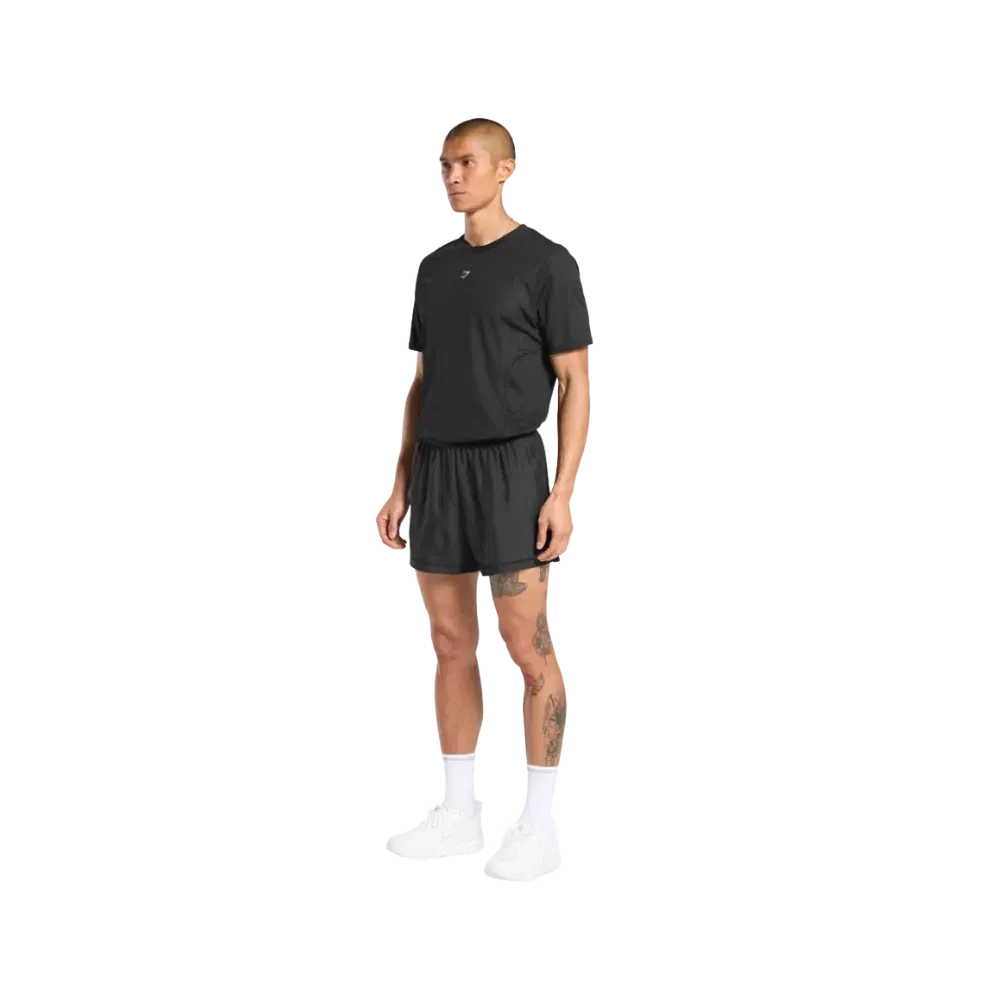 Gymshark Running T-Shirt Slim Fit Black