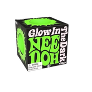 NeeDoh Glow in the Dark Squishy Fidget Toy Green