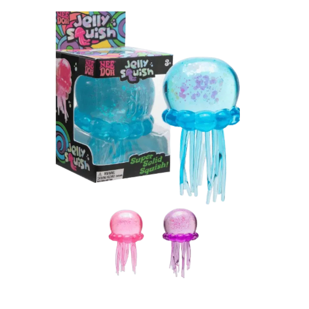 NeeDoh JellySquish Squishy Fidget Toy Pink