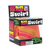 NeeDoh Nice Cube Swirl Super Squeeze! Orange Pink Yellow