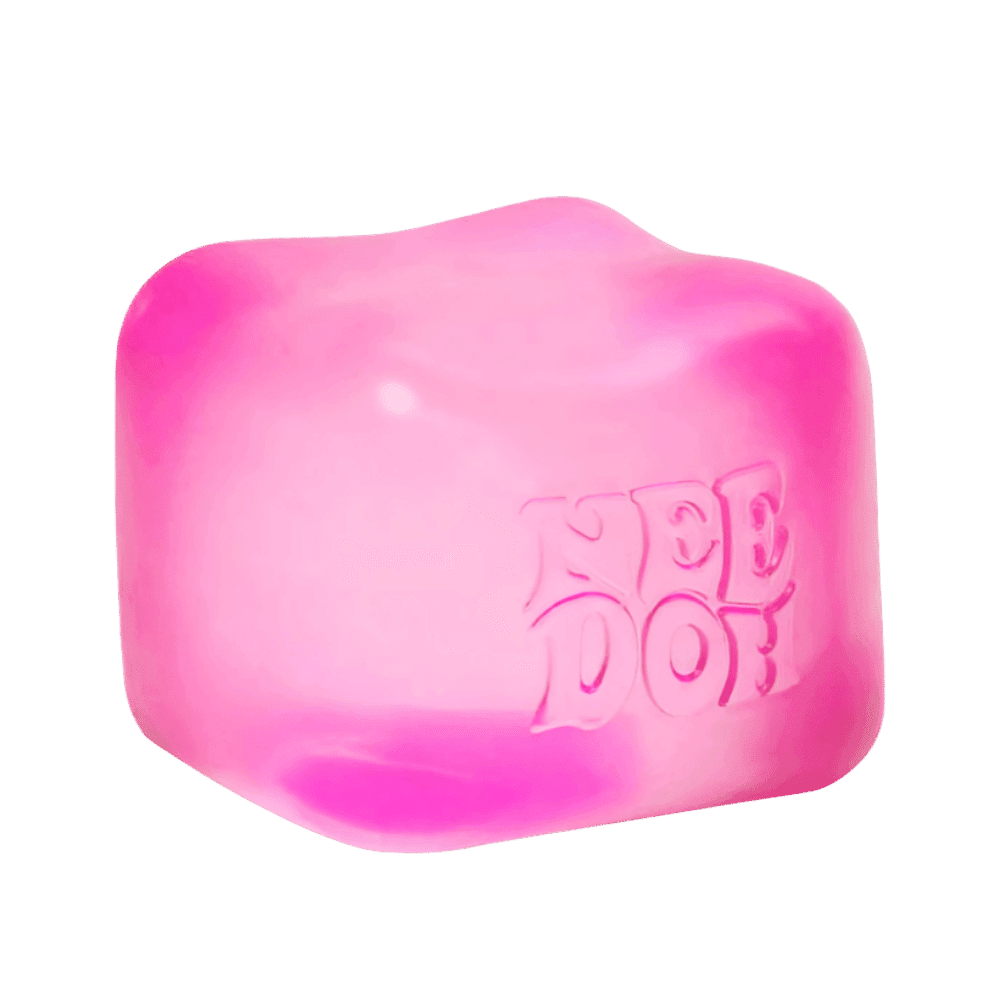 NeeDoh Nice Cube Squishy Fidget Toy Pink
