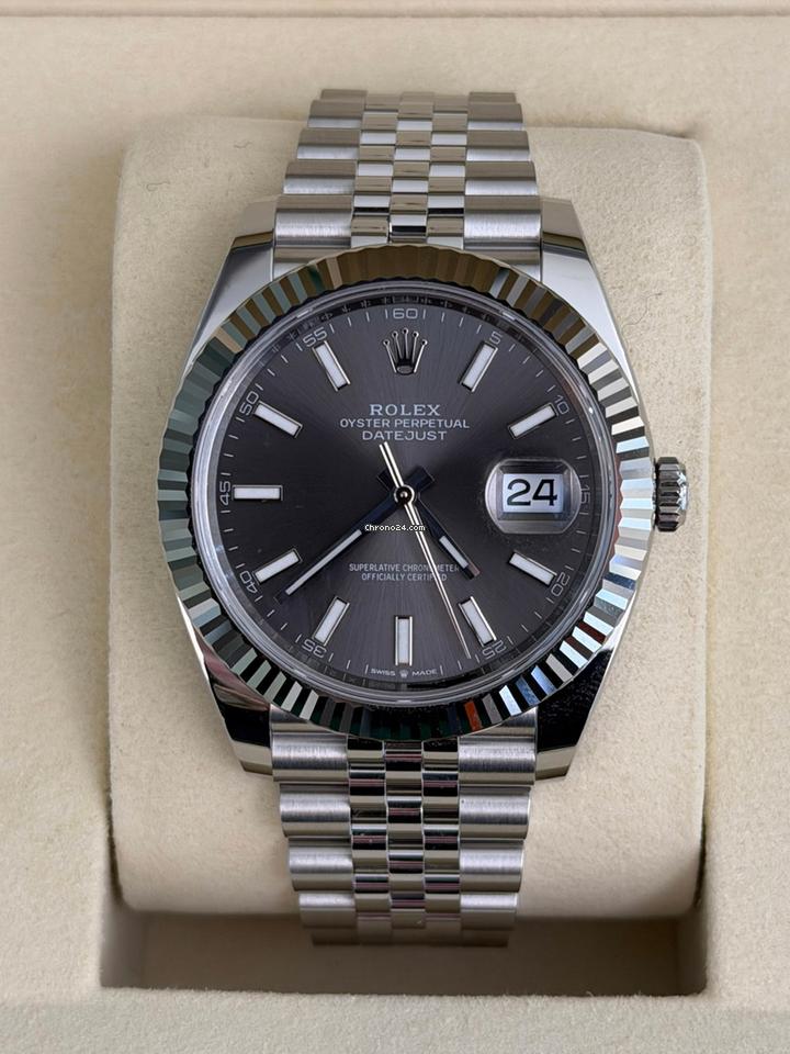 Rolex | Datejust | 126334 | Steel | 40 mm | Steel | Grey | Automatic