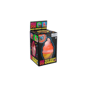 NeeDoh Nice Cream Ice Cream Cone Squishy Fidget Toy Orange