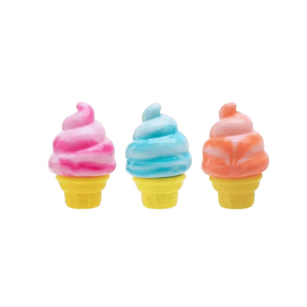 NeeDoh Nice Cream Ice Cream Cone Squishy Fidget Toy Orange