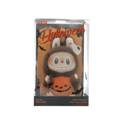 Pop Mart Labubu Happy Halloween Party Series-Sitting Pumpkin Vinyl Plush Pendant