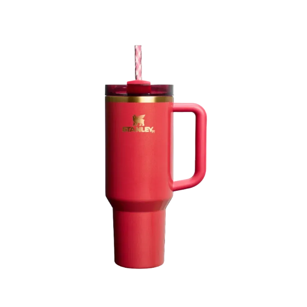 Stanley The Quencher H2.0 Flowstate Tumbler Scarlet Tinsel
