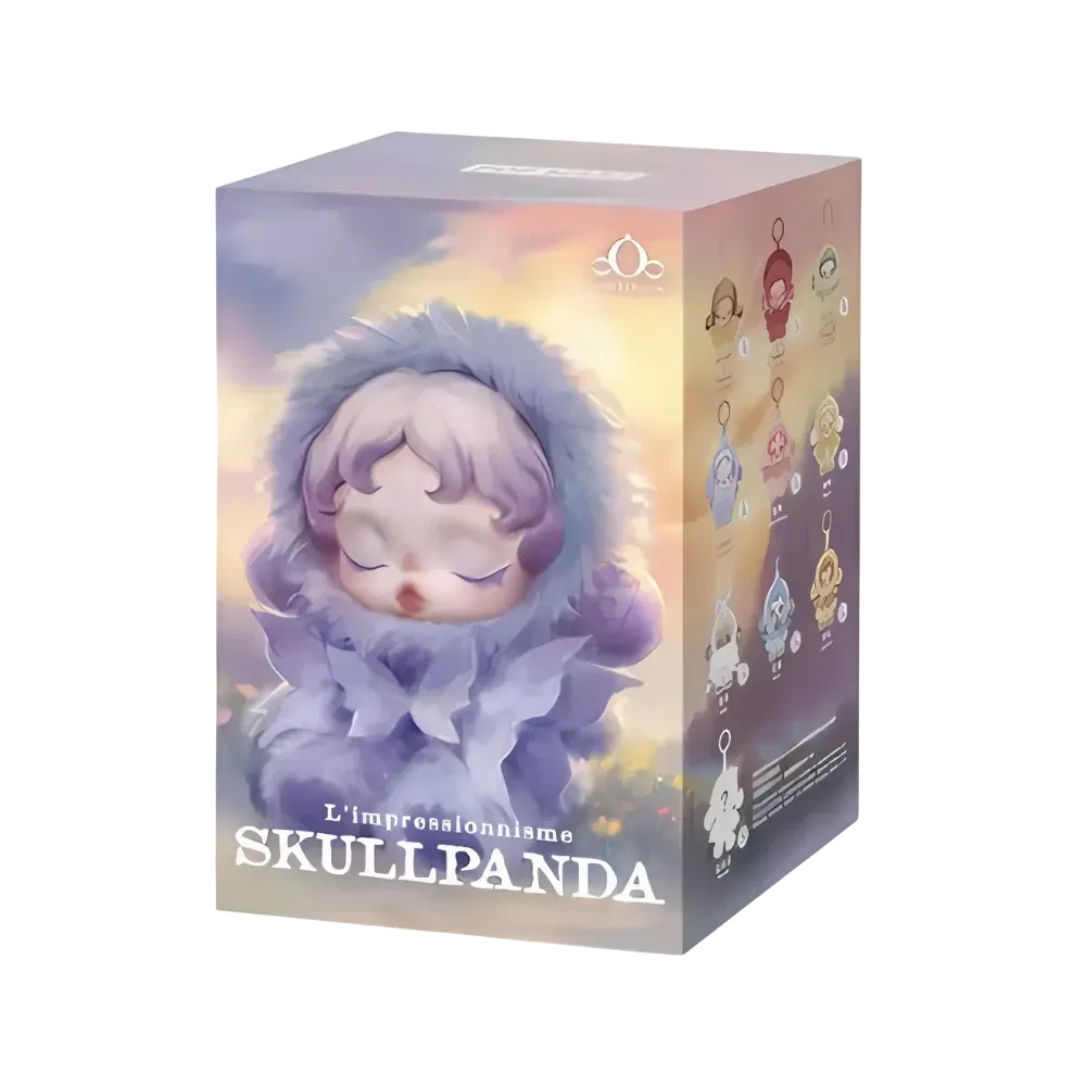 Pop Mart L'impressionnisme θSKULLPANDA Series Plush Doll Single Blind Box