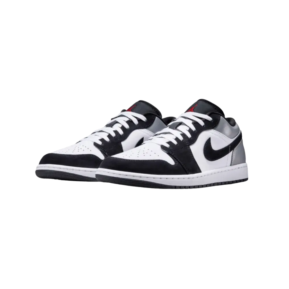 Air Jordan 1 Low Se White Fire Red Black Matte Silver