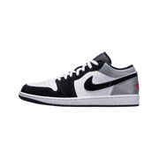 Air Jordan 1 Low Se White Fire Red Black Matte Silver
