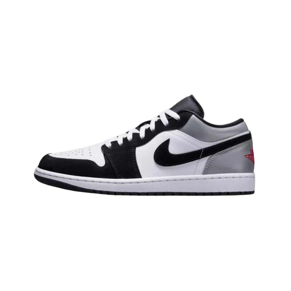 Air Jordan 1 Low Se White Fire Red Black Matte Silver