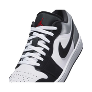 Air Jordan 1 Low Se White Fire Red Black Matte Silver