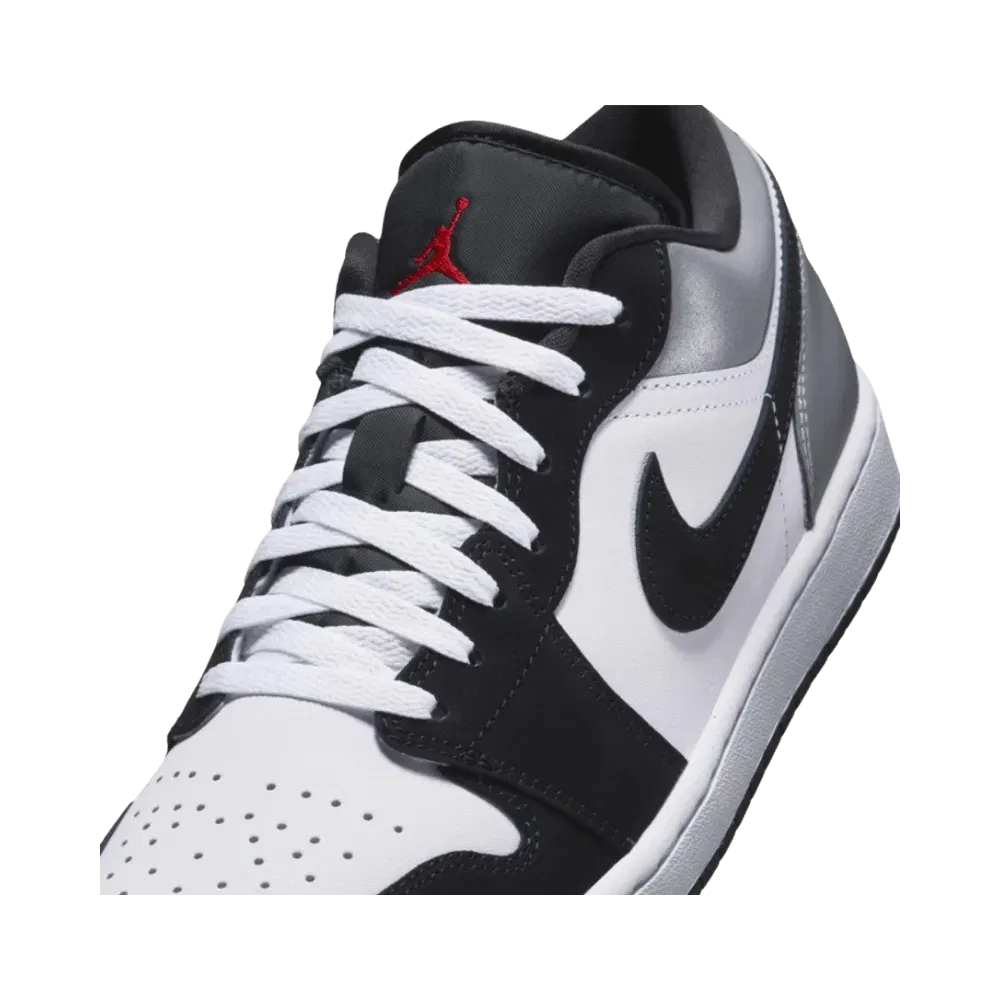 Air Jordan 1 Low Se White Fire Red Black Matte Silver