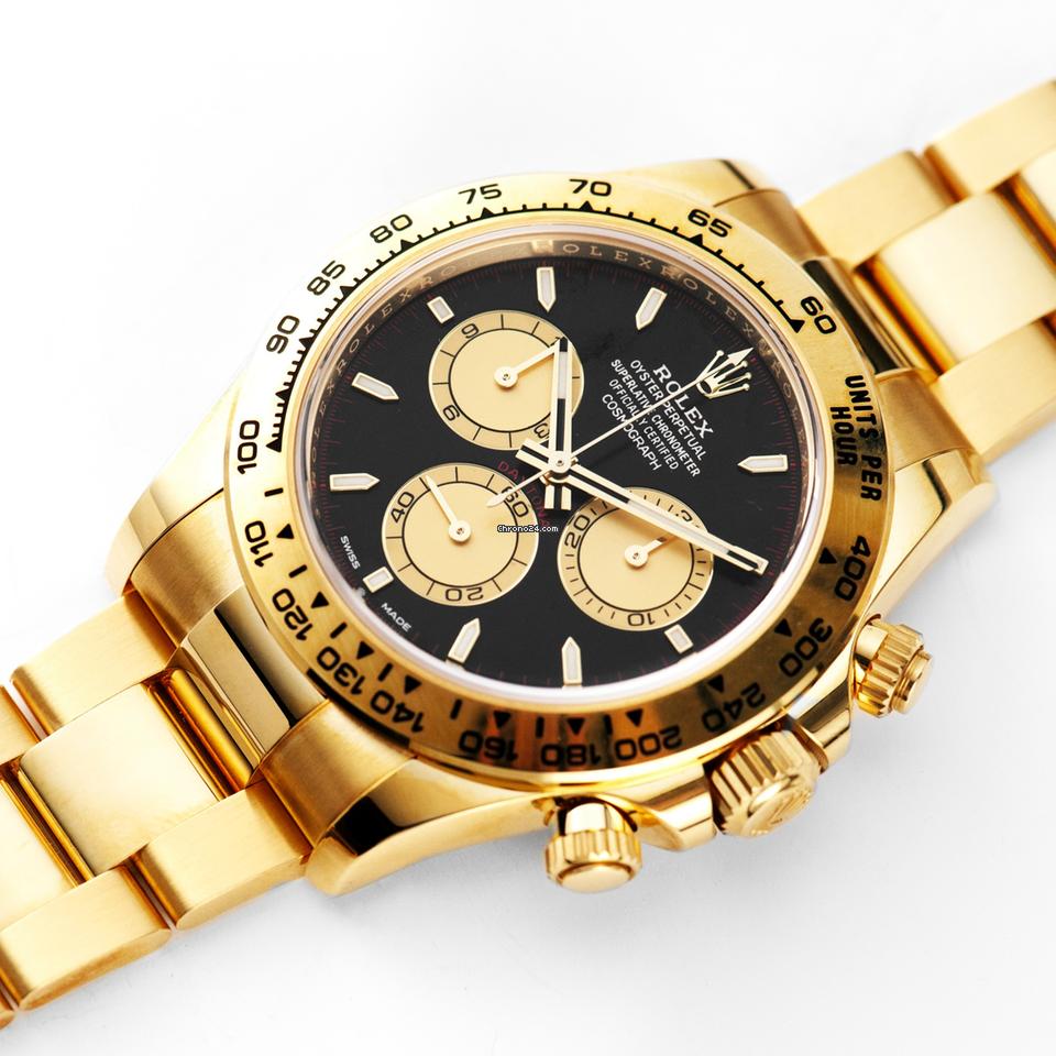 Rolex | Daytona | 126508 | Yellow gold | 40 mm | Yellow gold | Black | Automatic