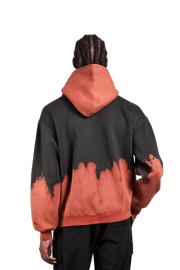 Ember Orange - Washed Oversized Zipper Hood