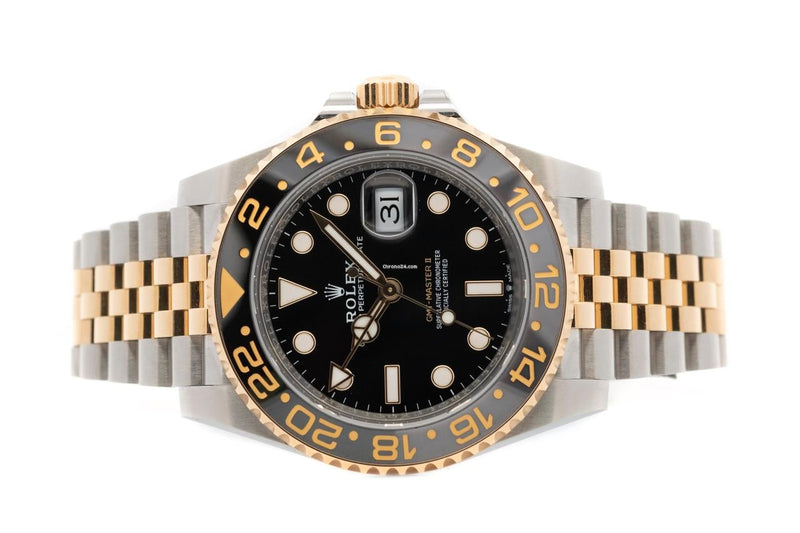 Rolex | GMT-Master II | 126713grnr | Gold/Steel | 40 mm | Gold/Steel | Black | Automatic