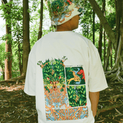 White T-shirt | Thaely x Signature Packaged Drinking Water | Imagined by Santanu Hazarika