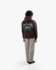 Bitch's Desire Hoodie - Coffee Oversized Embroidered Hoodie