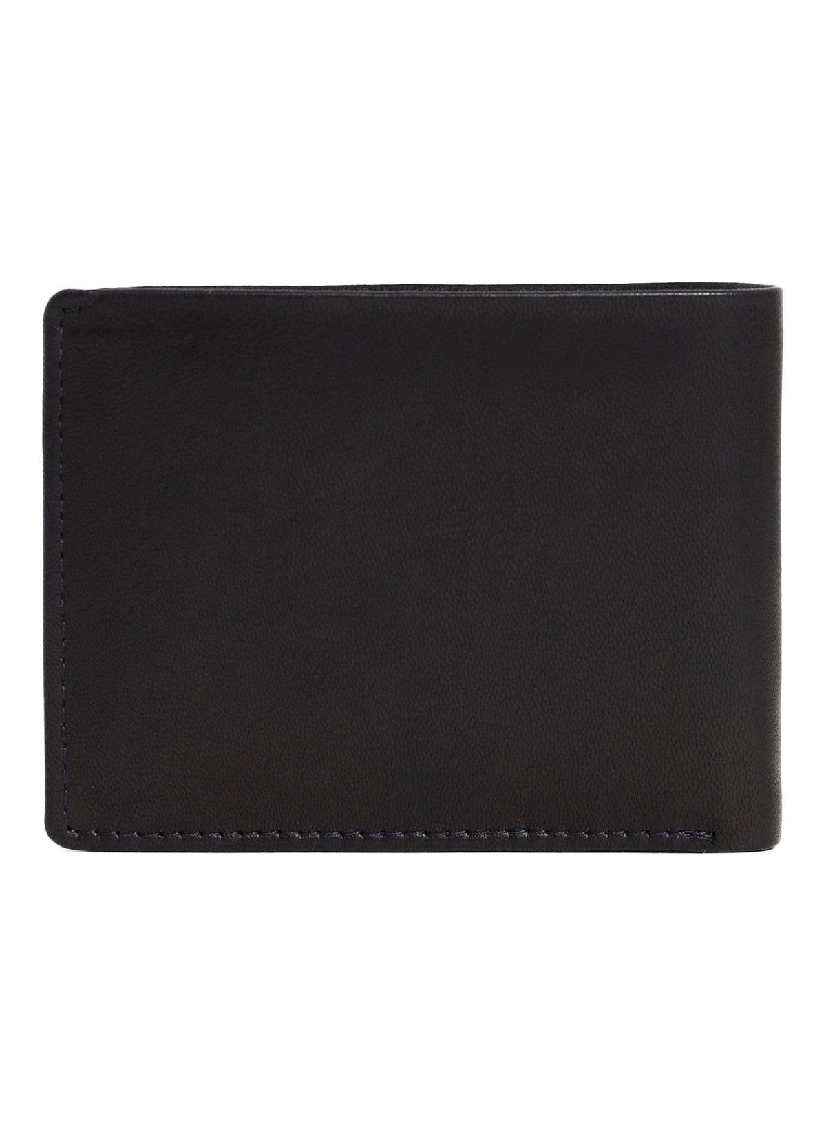 Snello Bi-Fold Men's Leather Wallet With RFID | Black