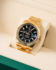 Rolex | Sky-Dweller | 326938 | Yellow gold | 42 mm | Black | Automatic