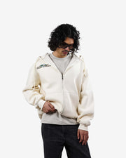 Wild Skies - Off-White Oversized Zipper Hoodie