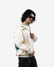 Wild Skies - Off-White Oversized Zipper Hoodie